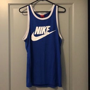 royal blue nike tank top